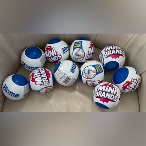 Lot of 10 Mini Brands Home Surprise Toy Balls